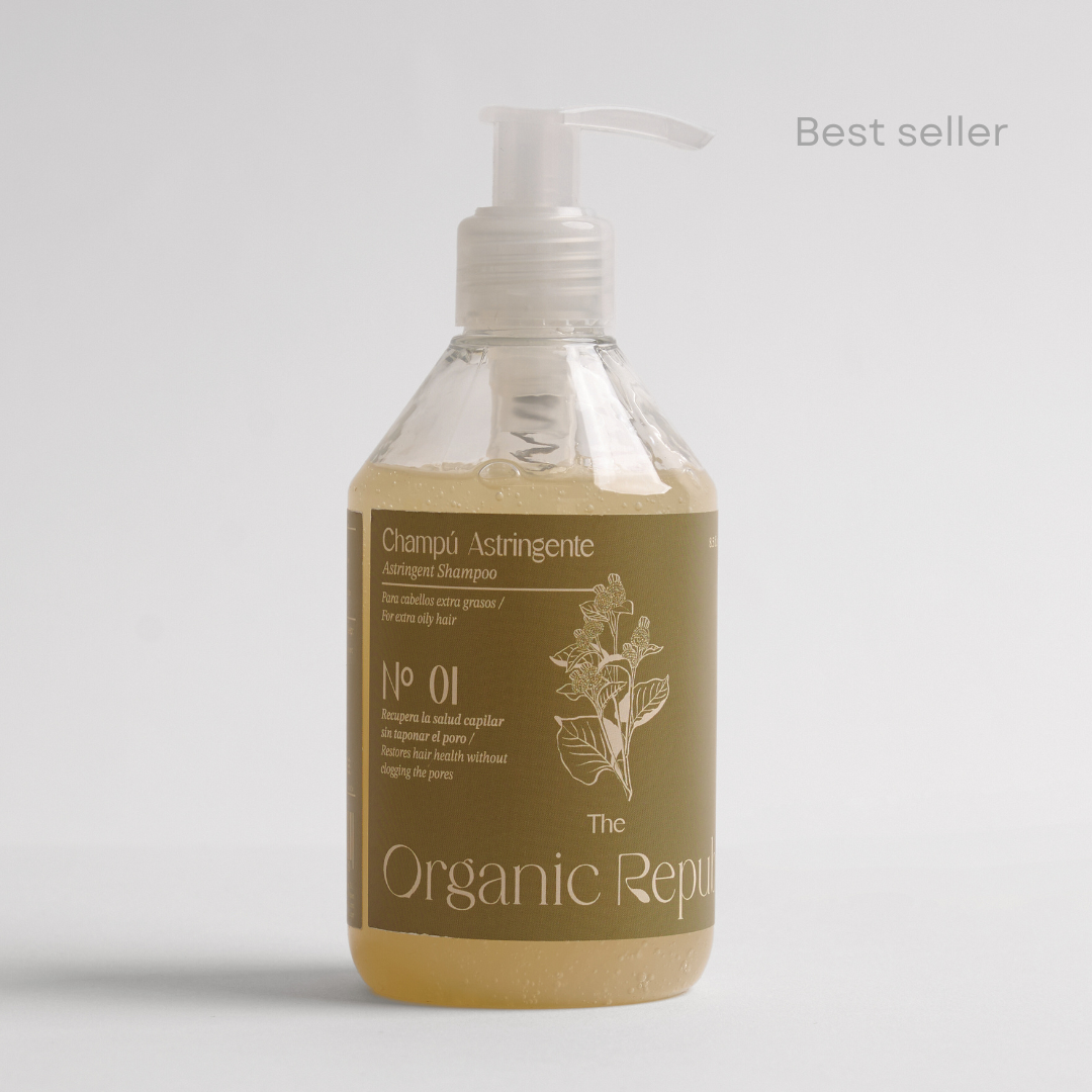 Shampoing astringent
